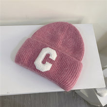 Load image into Gallery viewer, Warm Winter Knit Beanie Hats Simple Autumn and Winter Women's All-Match Toe Cap Unisex
