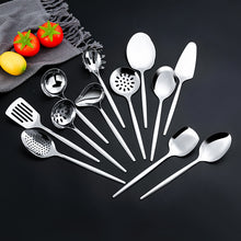 Lade das Bild in den Galerie-Viewer, 304 Stainless Steel Flatware Sets 12PCs Set Buffet Spoon Colander Shovel
