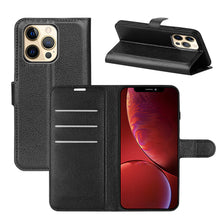 Load image into Gallery viewer, 9-Color Leather Flip Phone Case for iPhone 13
