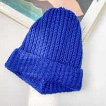 Load image into Gallery viewer, Warm Winter Knit Beanie Hats Wool Women Autumn and Winter Korean Style Fashion Brand Warm Unisex
