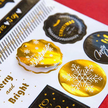 Load image into Gallery viewer, Gifts Various Special-Shaped Merry Christmas Stickers tape
