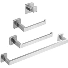 Lade das Bild in den Galerie-Viewer, 304 Stainless Steel Towel Rack Bathroom Roll Stand Toilet Tissue Rack Hardware Set

