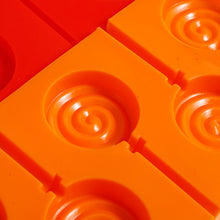 Load image into Gallery viewer, 2pcs Silicone Mold 6 Even Doughnuts Lollipop Mold Valentine&#39;s Day Chocolate Mold
