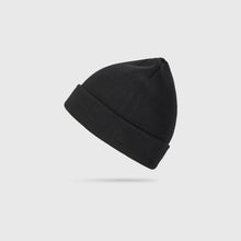 Lade das Bild in den Galerie-Viewer, Warm Winter Knit Beanie Hats Simple Black Men's Big Head Circumference Fashion Women Unisex
