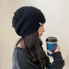Lade das Bild in den Galerie-Viewer, Warm Winter Knit Beanie Hats Celebrity Same Pullover Pile Style Autumn and Winter Outdoor Keep Warm Unisex
