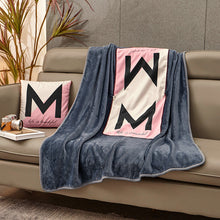Load image into Gallery viewer, Thick Warm Fleece Blanket Flannel Pillow Blanket Air Conditioning Dual-Use Blanket
