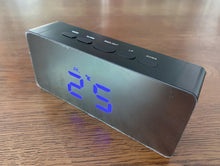 Load image into Gallery viewer, Smart Multi-Function Alarm Clock LED Display Mirror Alarm Clock Music Adjustable Brightness
