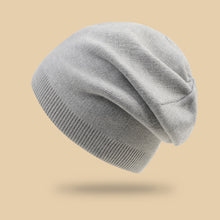 Lade das Bild in den Galerie-Viewer, Warm Winter Knit Beanie Hats All-Matching Woolen Cashmere Ear Protection Solid Color Leisure Pullover Unisex
