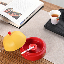 Lade das Bild in den Galerie-Viewer, Ashtray Officer's Cap Creative Trend Home Living Room Lid Prevent Fly Ash Chinese
