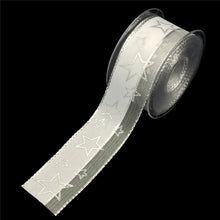 Load image into Gallery viewer, 2PCs Christmas Packing Materials Yarn-Dyed Jacquard 4cm Wide Christmas Meshbelt
