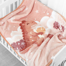 Lade das Bild in den Galerie-Viewer, Babies' Woolen Blanket Thick Double Layer Raschel Cartoon Extra Thick Autumn and Winter Small Cloud Blanket
