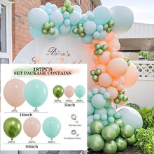 Load image into Gallery viewer, 187pcs Summer Macaron NEELAM Balloon Set Birthday Party Wedding Decoration
