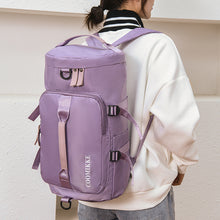 Lade das Bild in den Galerie-Viewer, Multifunctional Hand-Carrying Backpack round Barrel Single-Shoulder Bag Training Sports Bag
