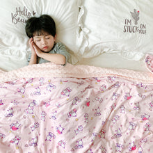 Lade das Bild in den Galerie-Viewer, Baby Coral Fleece Blanket Coral Fleece Soft Spring and Autumn Quilt Cartoon Double Layer Cover Blanket
