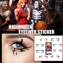 Load image into Gallery viewer, 2x Halloween Xmas Christmas Gifts Decoration Eelhoe Eyeliner Stickers Horror Fashion Party Makeup Tools
