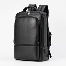 Load image into Gallery viewer, Backpack Leather  Men's Multi-Functional USB Business  Fashion Casual Large-Capacity  Generation
