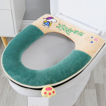 Load image into Gallery viewer, 3pcs Toilet Seat Cushion Household Extra Thick B Hle Plush Four Seasons
