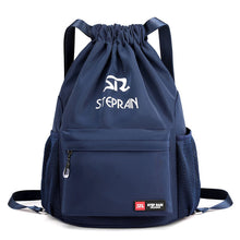 Lade das Bild in den Galerie-Viewer, Folding Gym Bag Training Backpack Drawstring Bag Drawstring Bag Basketball Bag
