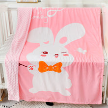 Load image into Gallery viewer, Baby Quilt Comfort Woolen Blanket Blanket Autumn Thin Nap Blanket Baby Autumn and Winter
