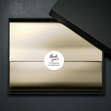 Load image into Gallery viewer, 2x500pcs Xmas Christmas  Stickers Roll Label Simple Love Heart Thank You  Business Gift
