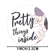 Load image into Gallery viewer, 2x500pcs Xmas Christmas  Stickers Roll Label White Pretty Things inside  Gift Self-Adhesive s
