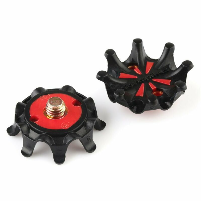 20PCs Golf Ball Spike Black Red Iron Screw Head Spike
