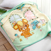 Lade das Bild in den Galerie-Viewer, Babies' Woolen Blanket Double Layer Spring and Autumn Photography Raschel Cartoon Small Cloud Blanket
