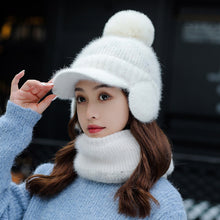 Lade das Bild in den Galerie-Viewer, Warm Winter Knit Beanie Hats Women's Korean-Style Student Wool Ear Protection Cold-Proof Unisex
