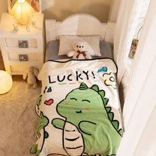 Load image into Gallery viewer, Flannel Single Layer Children's Blanket Cartoon Positioning Summer Air-Conditioning Kindergarten Nap Blanket
