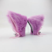 Lade das Bild in den Galerie-Viewer, 2x Halloween Xmas Christmas Gifts Decoration Anime Party Cat Ears Barrettes Lolita Adult Lady like Woman Fox Bow
