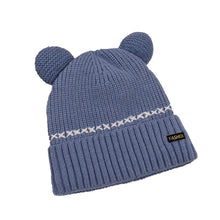 Lade das Bild in den Galerie-Viewer, Warm Winter Knit Beanie Hats Autumn New Mickey Ear Wool Retro Japanese Unisex
