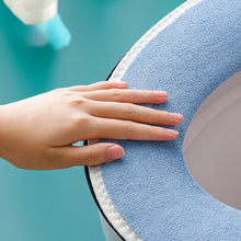 Load image into Gallery viewer, 3pcs Toilet Seat Cover Pads Winter Thicker  Pad   Cushion Zipper   Ring  Cushion
