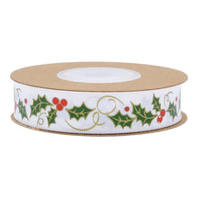 Load image into Gallery viewer, 3PCs Christmas Packing Materials 15mm Wide Printed Animal Christmas Fruit Ribbon Flowers Gift
