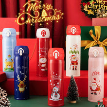 Load image into Gallery viewer, Xmax Christmas Cup Gift Cartoon Children Bounce Insulation Couple Creative 304 Stainless Steel Student Water
