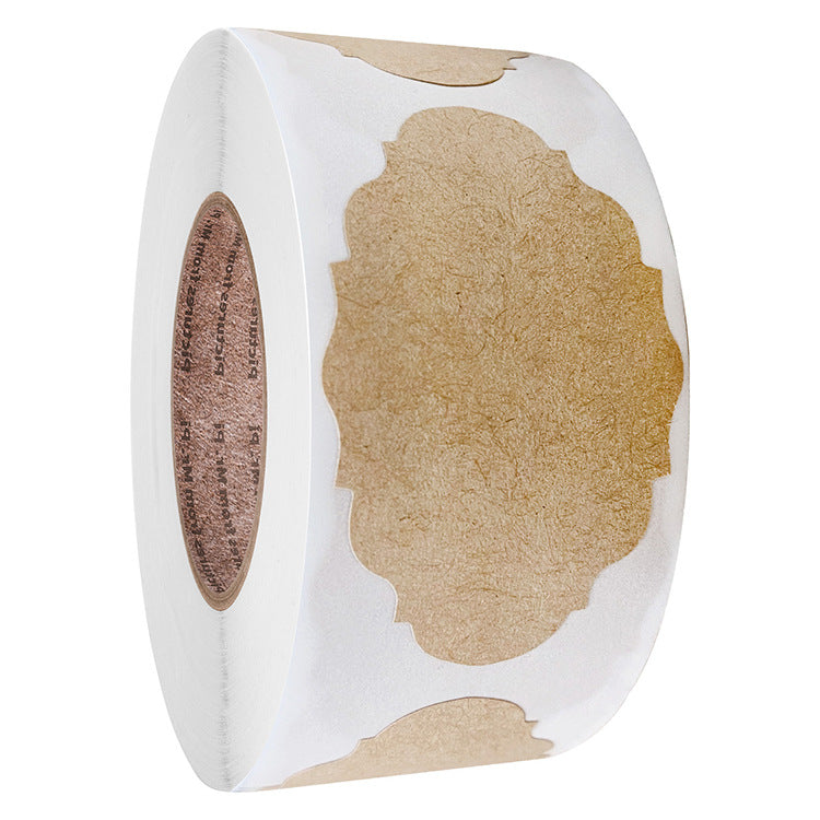 2xXmas Christmas  Stickers Roll Label 300pcs Kitchen DIY Blank Kraft Paper Gift Food Supplies Sauce Date Logo