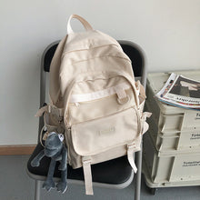 Load image into Gallery viewer, Backpack Female College Student Simple Korean Style High School Student Junior School  Large Capacity Fashion  Male
