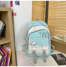 Lade das Bild in den Galerie-Viewer, Backpack College Style Schoolbag Women's Casual Korean-Style Large Capacity  Junior and Middle School Students  Fashionable
