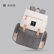 Lade das Bild in den Galerie-Viewer, Backpack Mom Bag Baby Diaper Bag Baby Milk Powder Feeding Bottle Diaper
