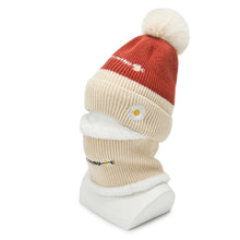 Load image into Gallery viewer, Warm Winter Knit Beanie Hats Men's Women's Autumn and Winter Style Fur Ball Outdoor Fleece-Lined Warm Neck Protection Unisex
