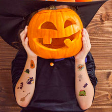 Lade das Bild in den Galerie-Viewer, 30PCs Halloween Cartoon Tattoo Sticker Simulation Face 3D Scar
