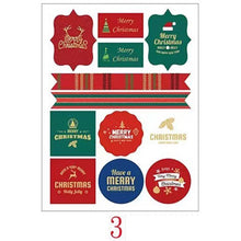 Load image into Gallery viewer, Gifts Various Special-Shaped Merry Christmas Stickers tape
