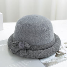 Load image into Gallery viewer, Warm Winter Knit Beanie Hats Autumn and Winter plus Fluff Hat Middle-Aged and Elderly Women Unisex
