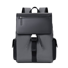 Lade das Bild in den Galerie-Viewer, Backpack men business shoulder bag Computer Bag Pu
