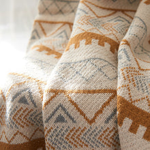 Load image into Gallery viewer, Simple Knitting Wool Shawl Blanket Nap Blanket Winter Ornament Blanket Sofa Blanket
