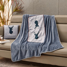 Load image into Gallery viewer, Thick Warm Fleece Blanket Flannel Pillow Blanket Air Conditioning Dual-Use Blanket
