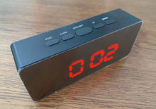 Load image into Gallery viewer, Smart Multi-Function Alarm Clock LED Display Mirror Alarm Clock Music Adjustable Brightness
