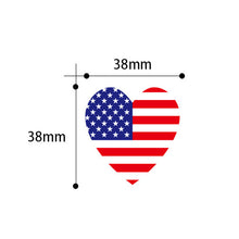 Load image into Gallery viewer, 2x500pcs Xmas Christmas  Stickers Roll Label Independence Day Independence Day Election Color Clothes Face
