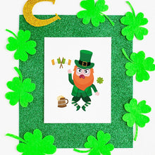 Load image into Gallery viewer, 2x500pcs Christmas Xmas St. Patrick&#39;s Day St. Patrick&#39;s Day Irish Elf Puzzle Stickers tape
