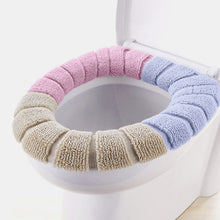 Load image into Gallery viewer, 3pcs Toilet Mat Household Toilet Seat Plush Toilet Thickened Four Seasons
