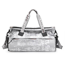 Load image into Gallery viewer, Large Capacity Graffiti Yoga Sports Bag with Shoe Position Leisure Travel Bag
